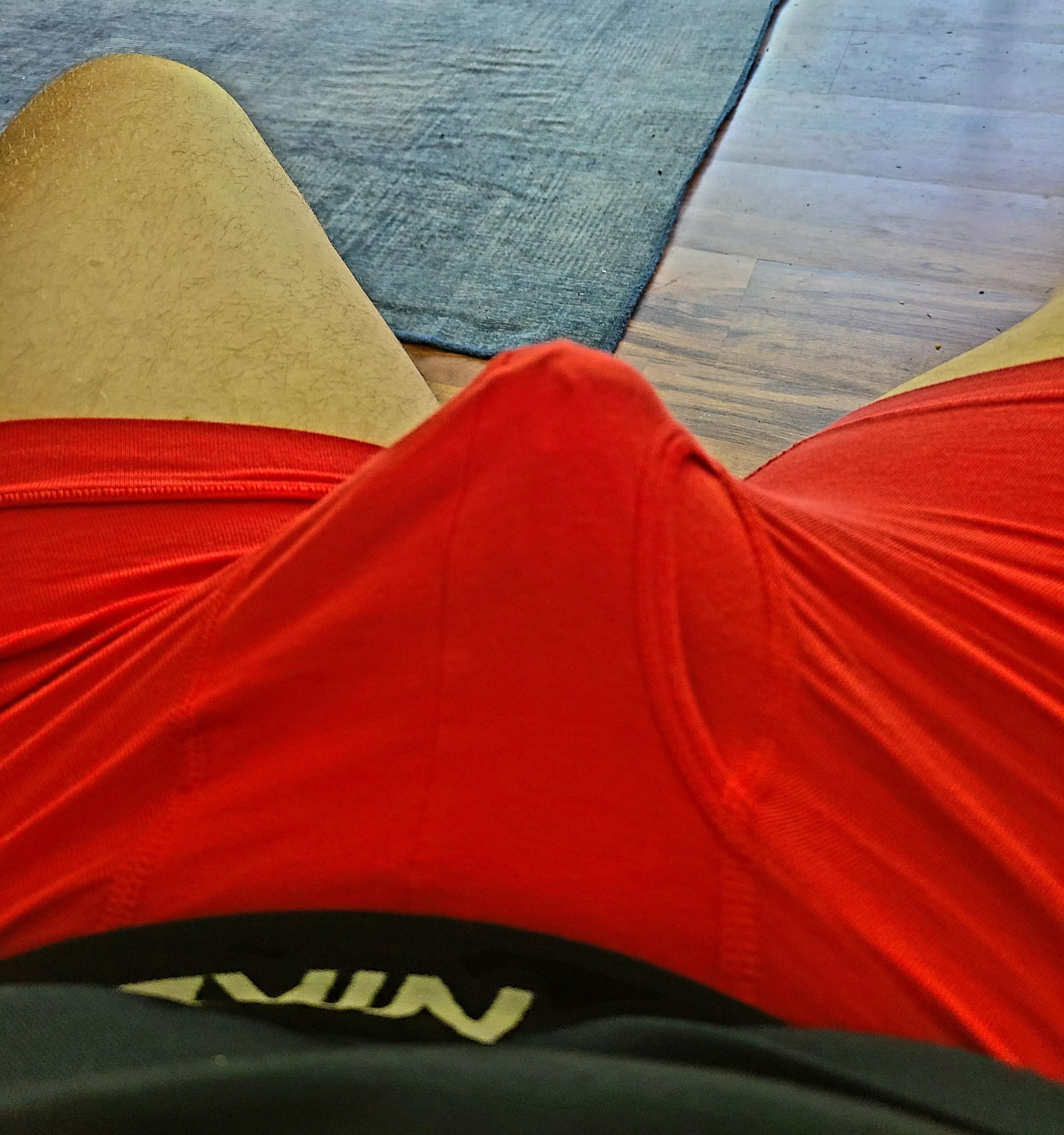 Today's the red Nikes