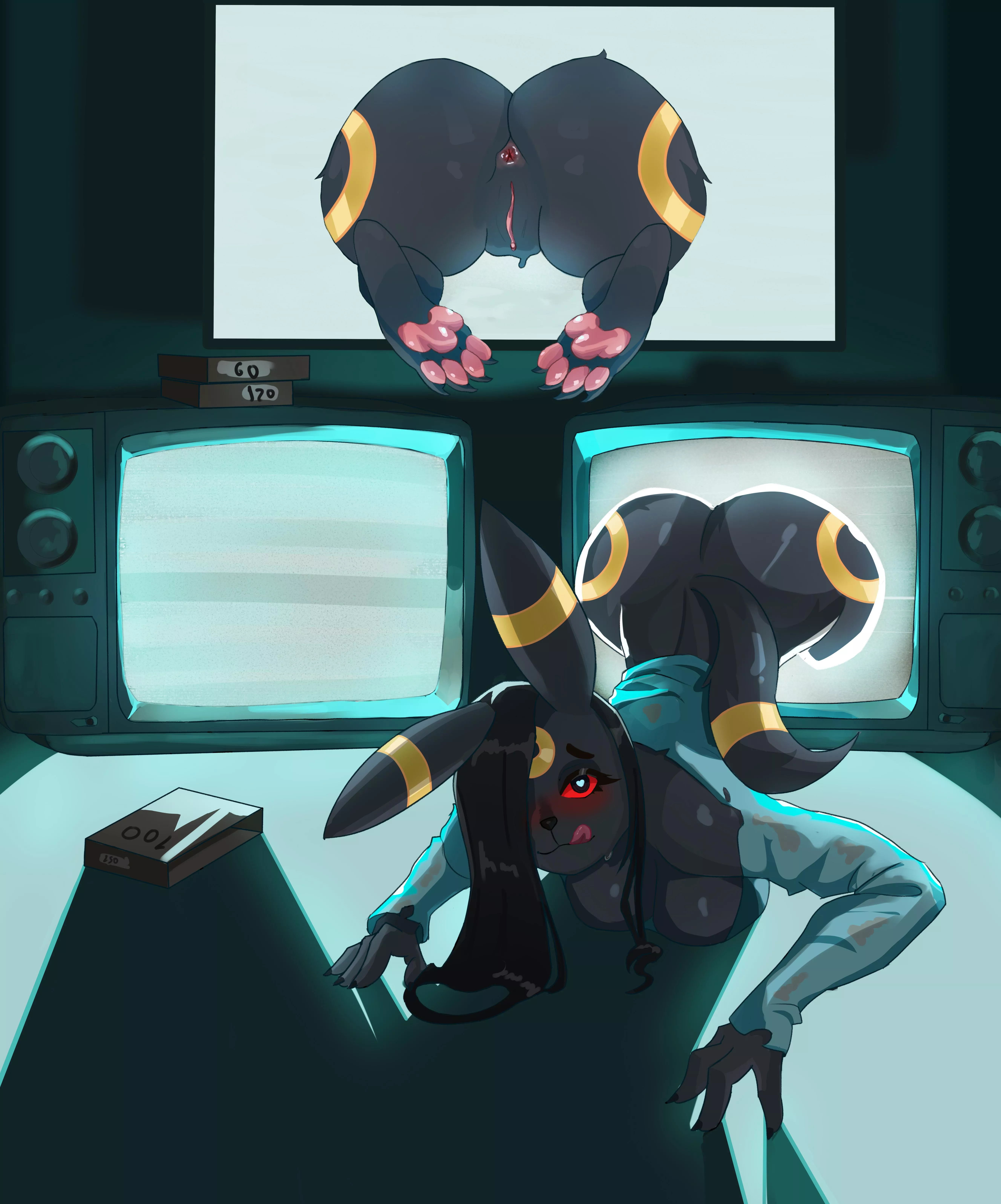 Umbreon's visit (OdeniArt)