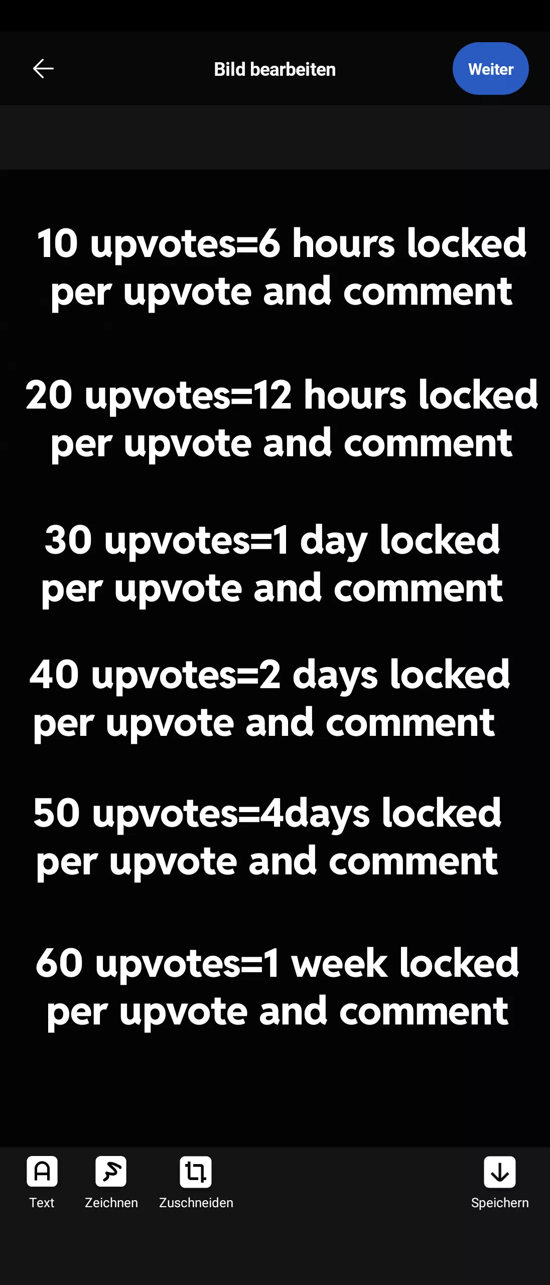 Upvote to See how far this will escalate. Also every 10 upvotes i do a Task from the comments 