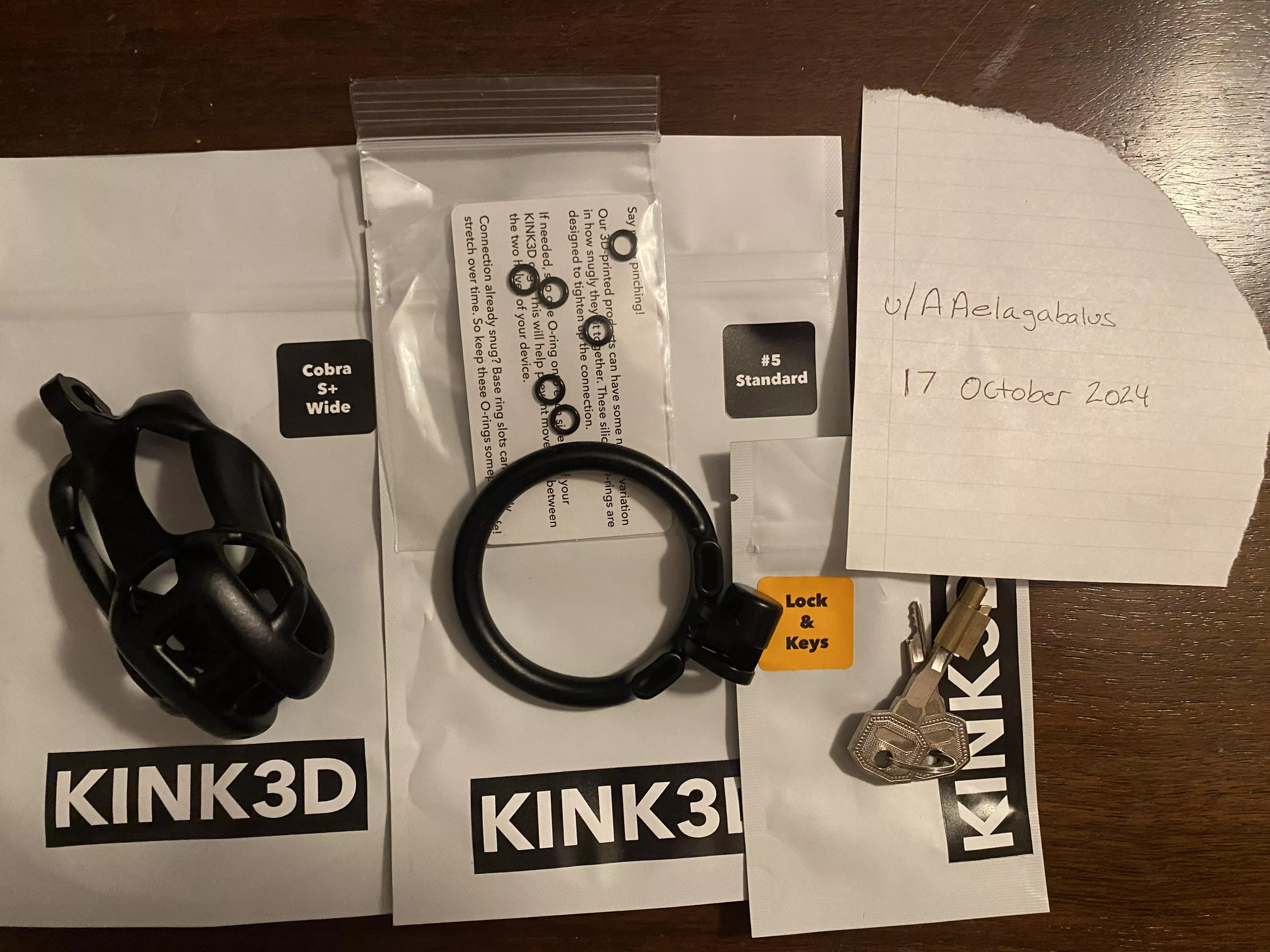 [USA] Cobra S+ WIDE, 5 Standard Cage, Lock/Key