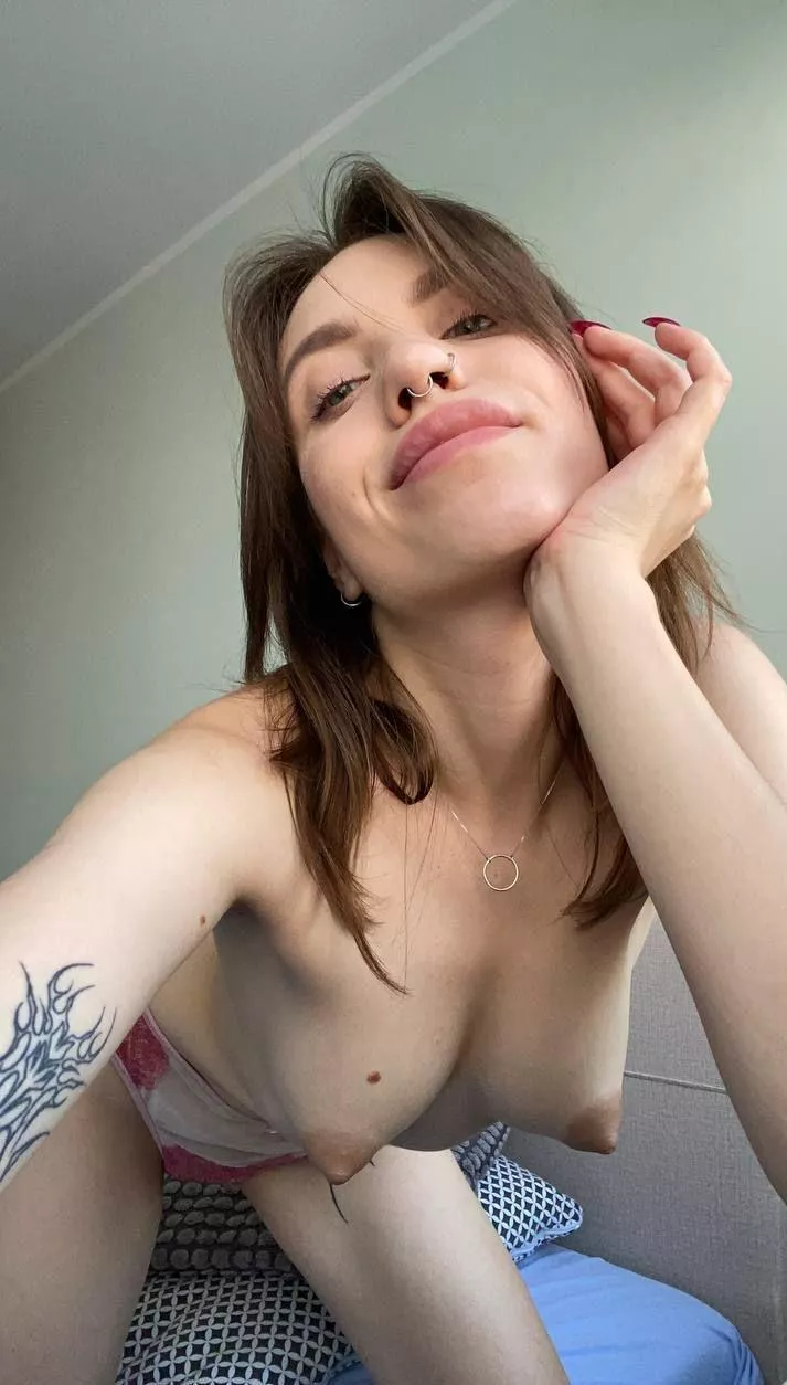 Watching you admire my naked body