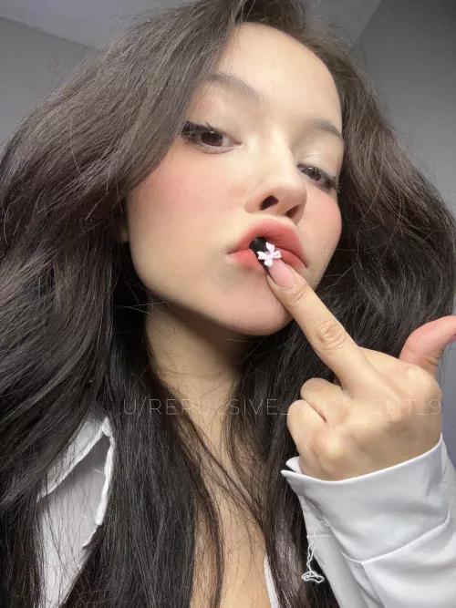 What could be better for you than having me spit in your face after draining you?