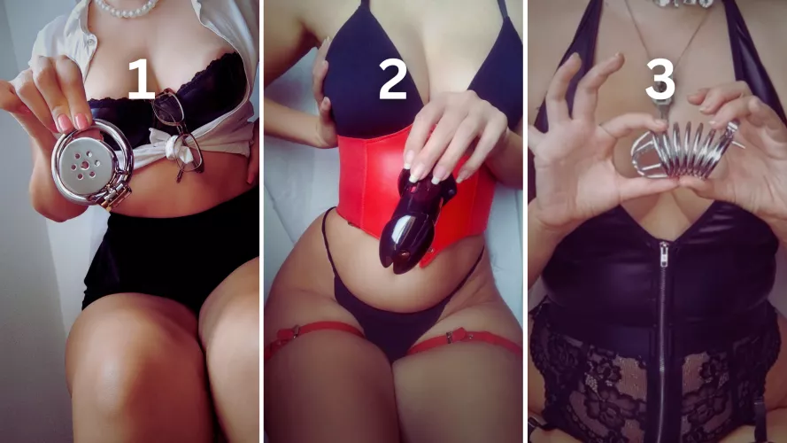 Which one are you using to lock that cock ?