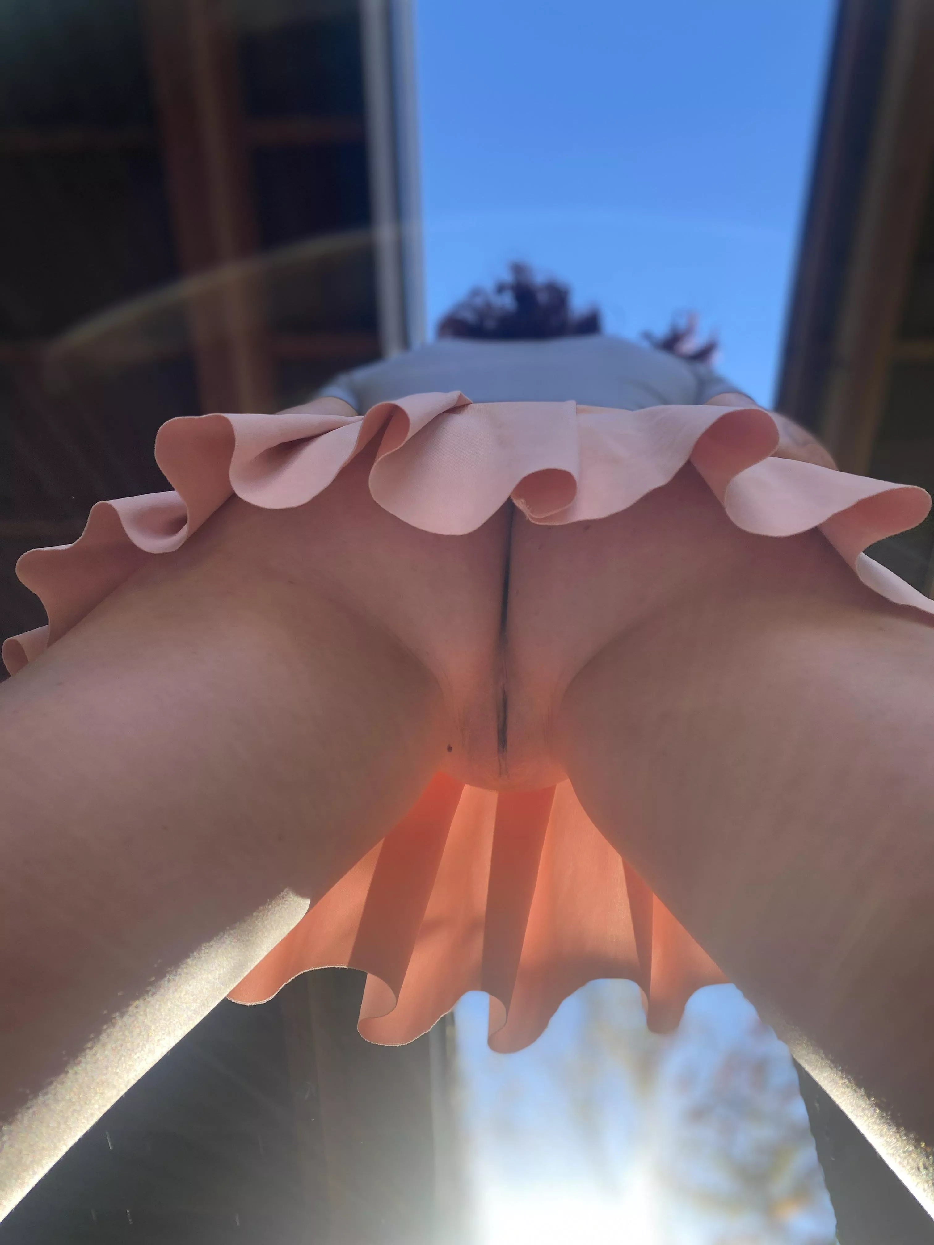 Who needs panties anyways.. would you est my ass or pussy? 