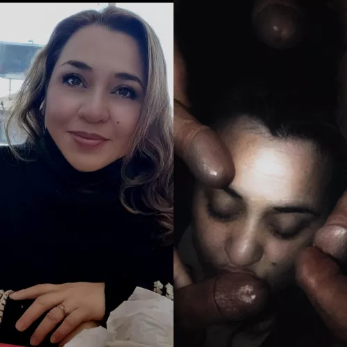 With my husband during the day and with my co workers later on that night. 😂