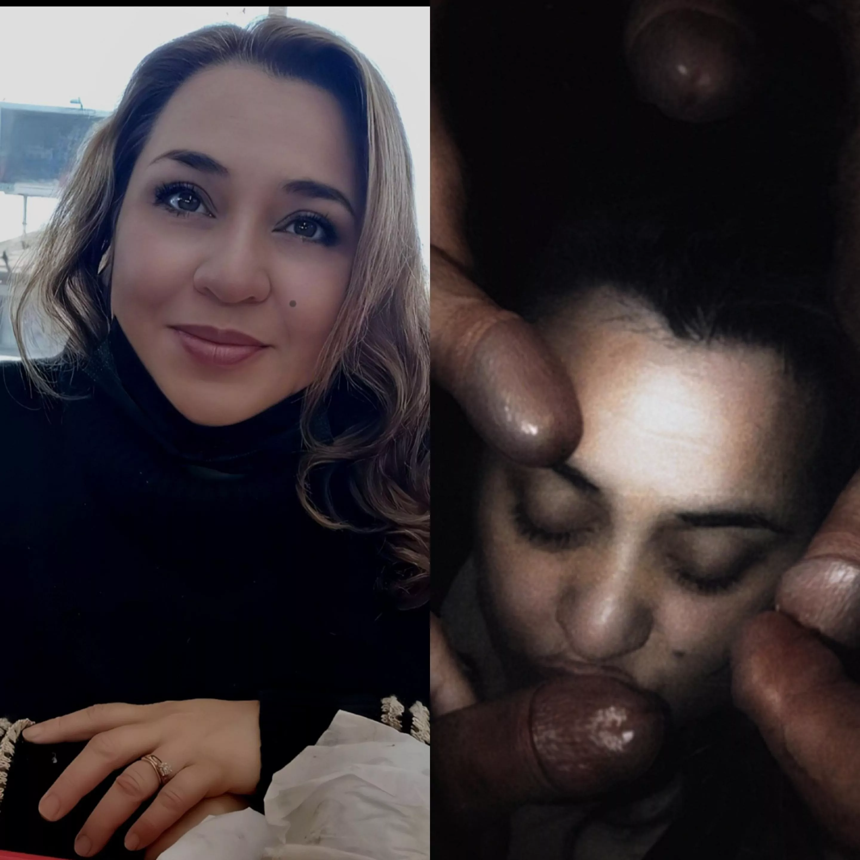 With my husband during the day and with my co workers later on that night. 😂