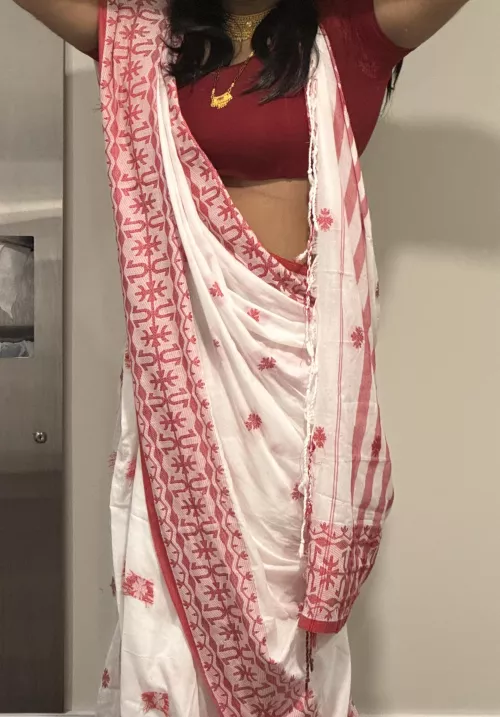 Wore a Bengali saree to go out on a date. Which should I try next? 