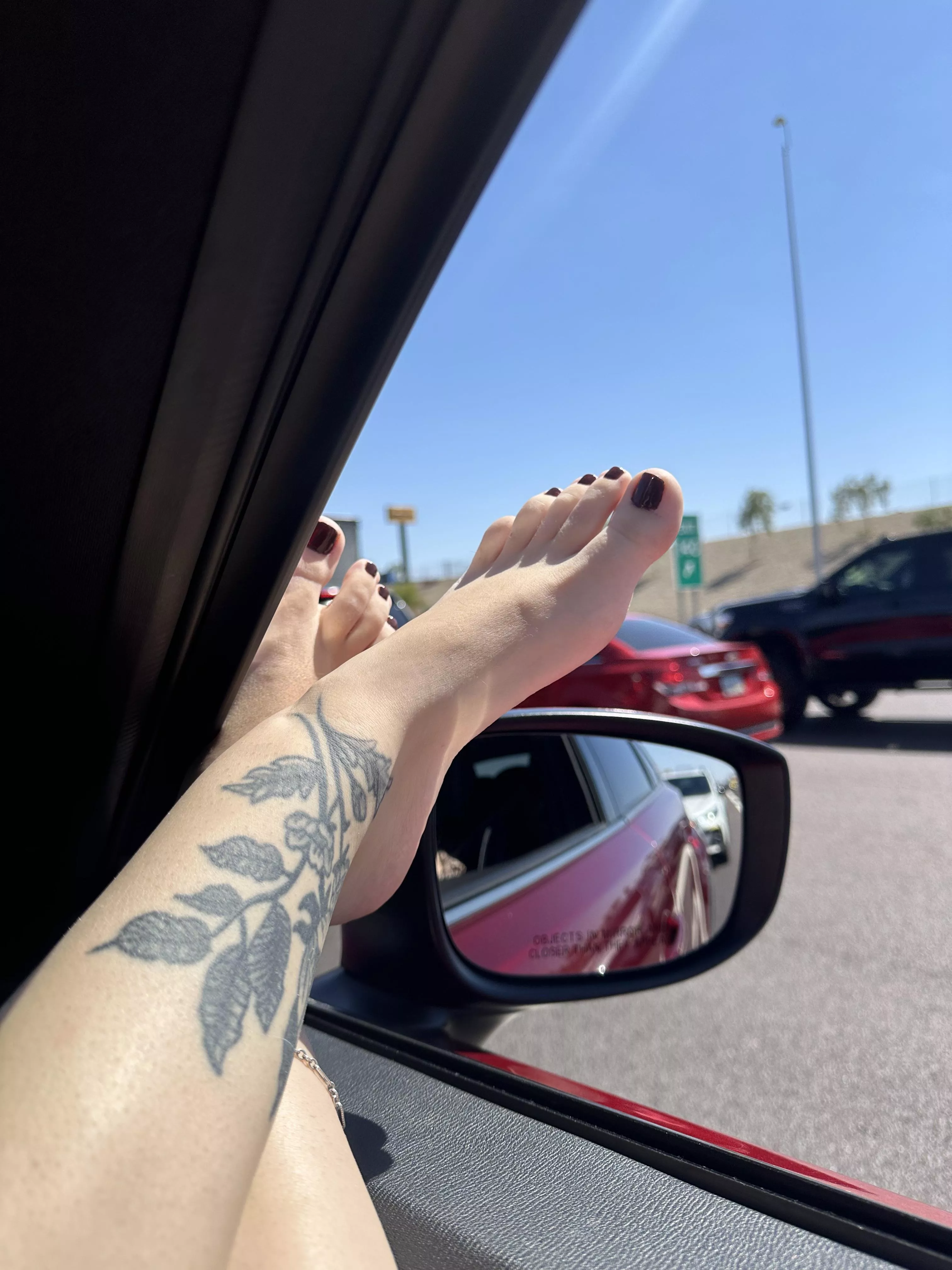 You have to love slow traffic 