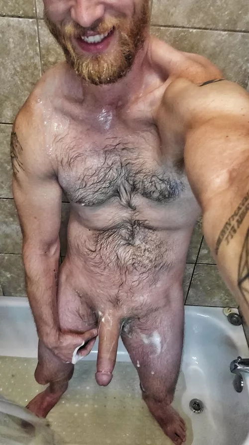 You walk in the bathroom and accidentally see me like this. What do you do?