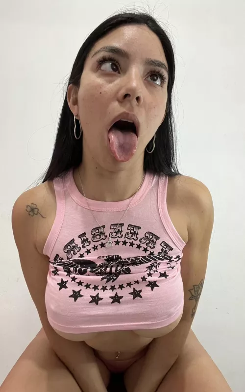 You will see this look before you cum