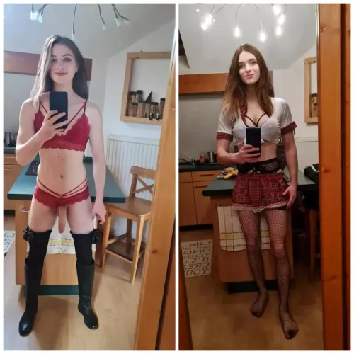 After a few years I was wondering which version youd love to see more 2021 me (left) or 2023 me (right) and what would you make me change ?