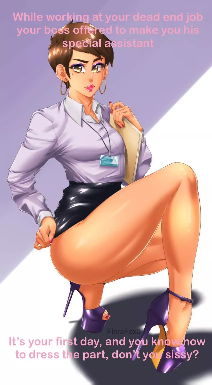 Be a good office sissy and dress the part