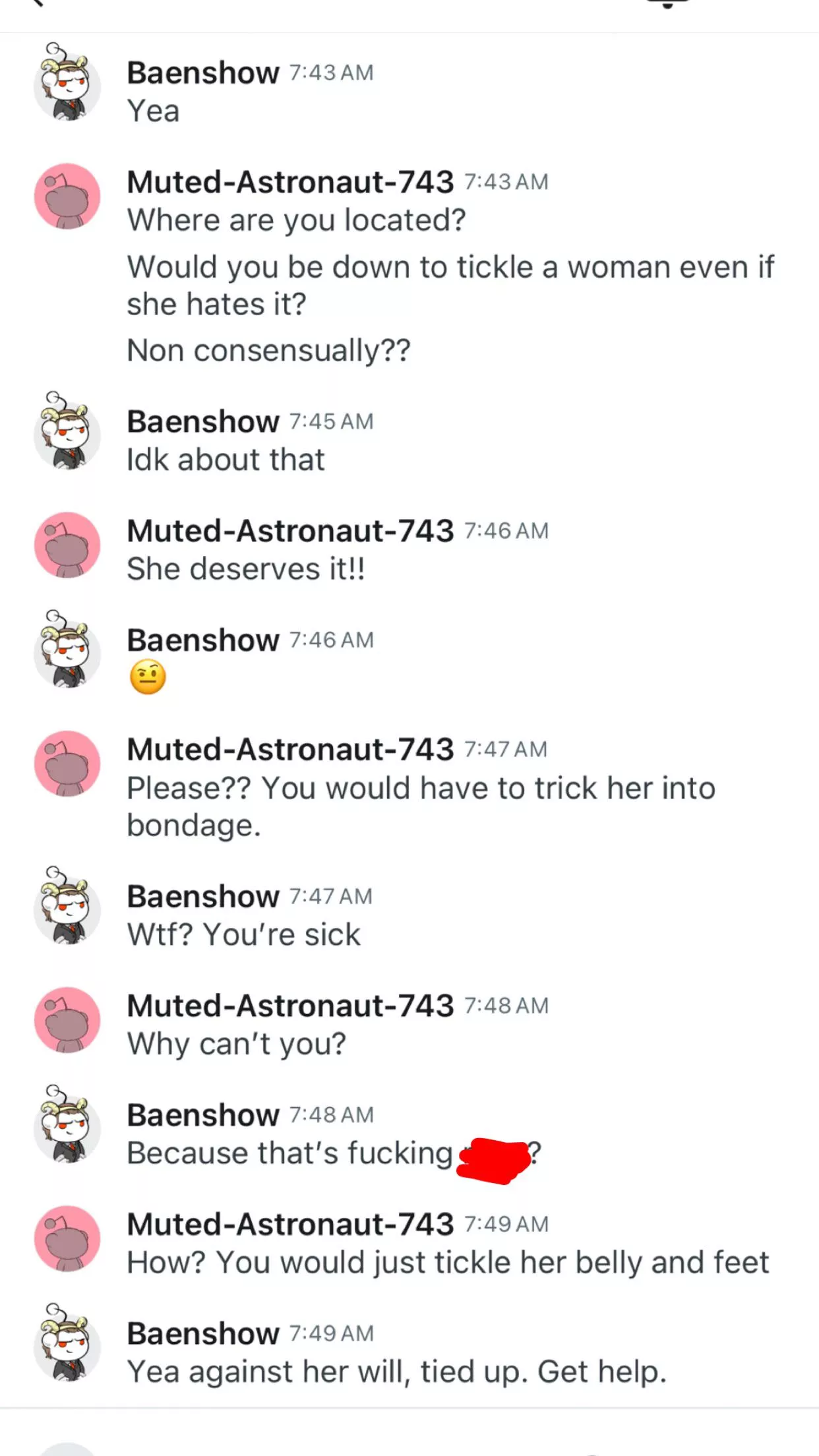 Beware of a complete sicko