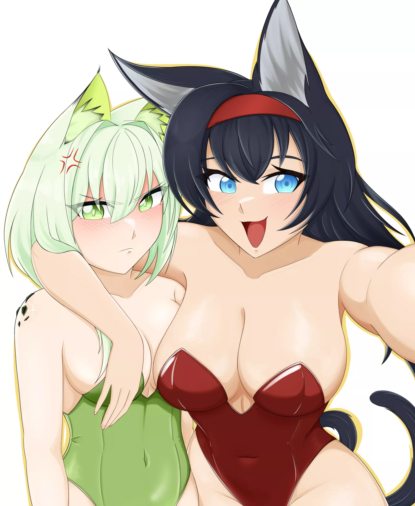 Bunnysuit Kal and Blaze