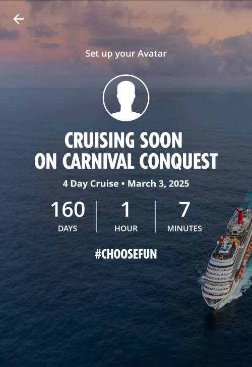 Carnival Conquest March 3rd thru 7th 2025 [M4MF] [M4F]