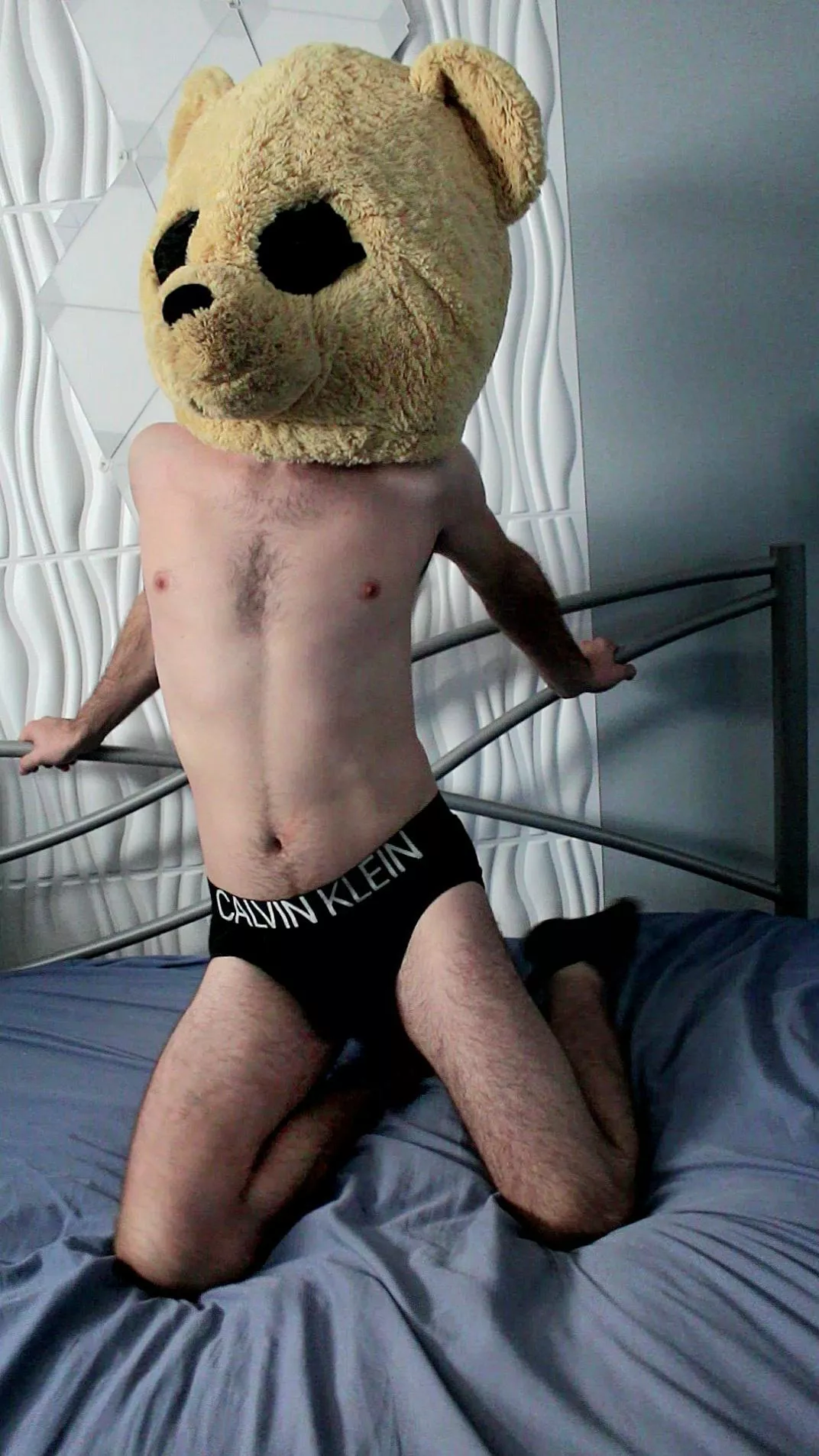 Doing some weird poses in briefs🫢