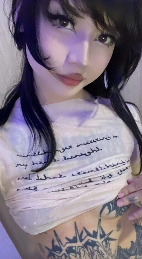 Don't be shy .. ask for my menu 