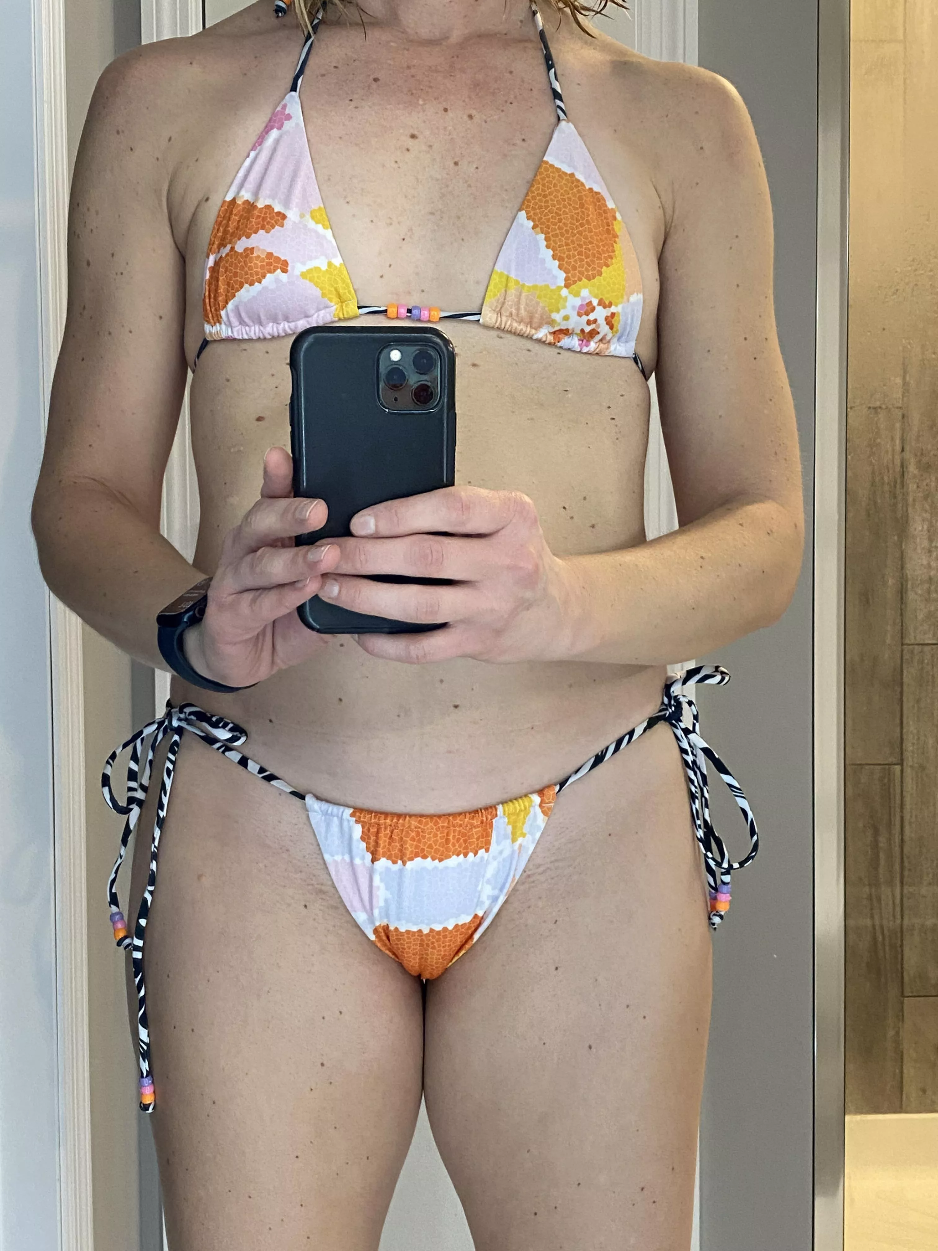 Don’t know if I am into the strings hanging off the bottom.. thoughts..