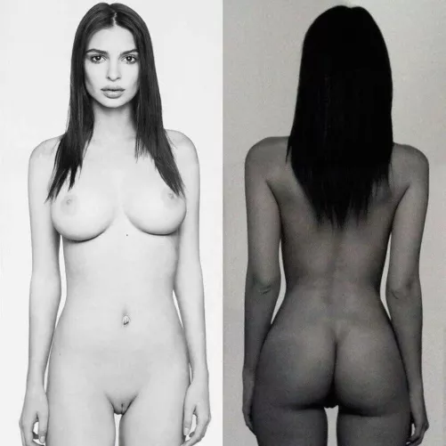 Emily Ratajkowski front and back