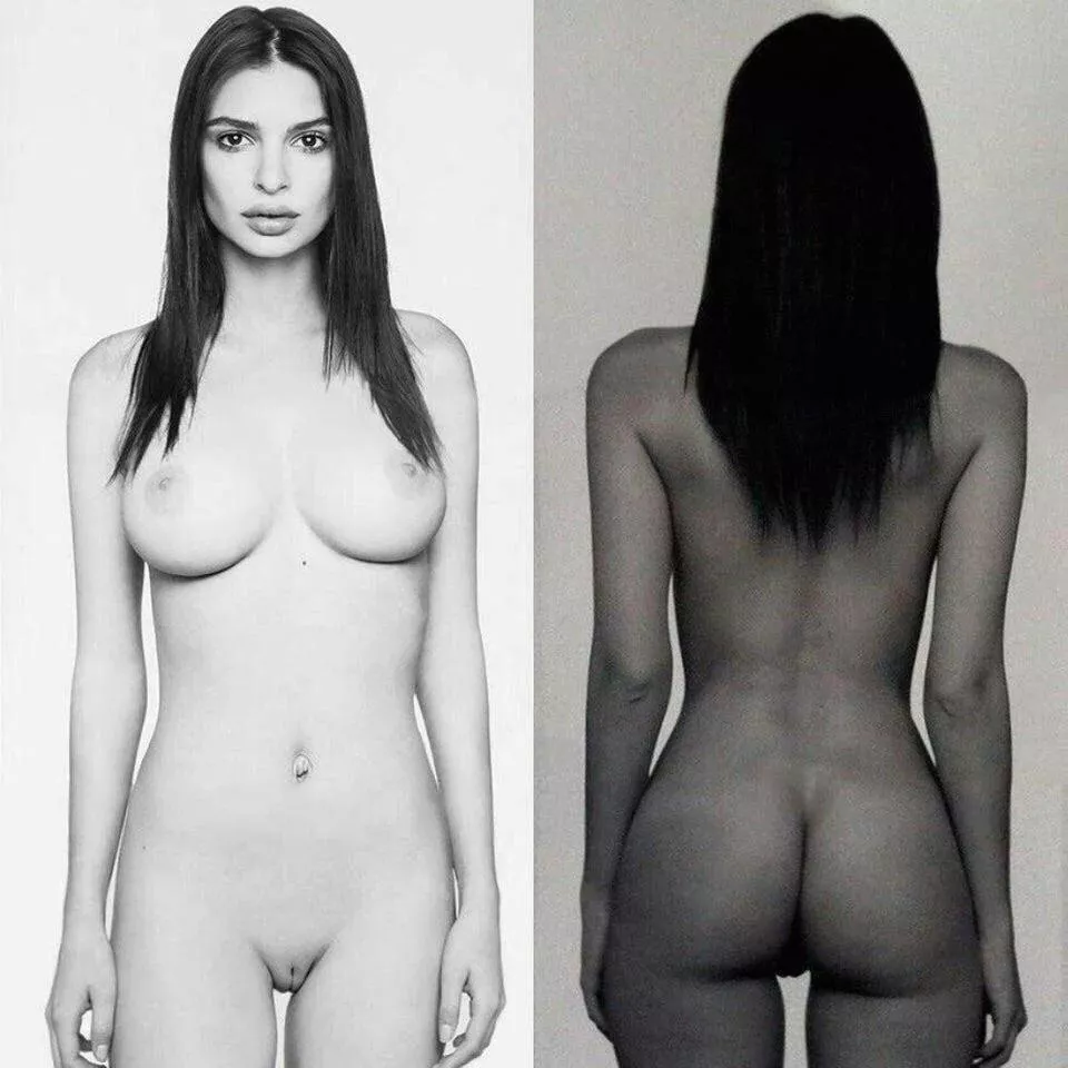 Emily Ratajkowski front and back