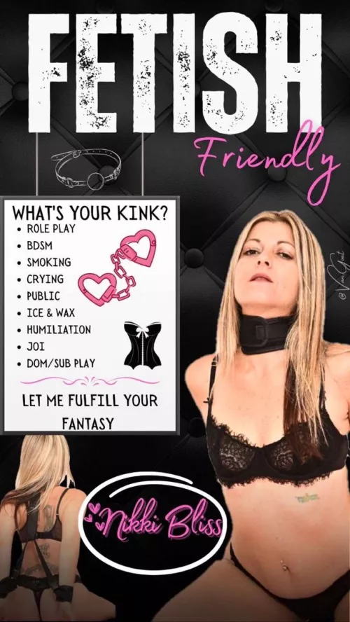 Fetish Friendly 😈 Nikki Bliss 💫