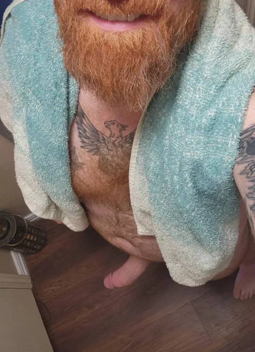 Fresh from the shower 🚿 