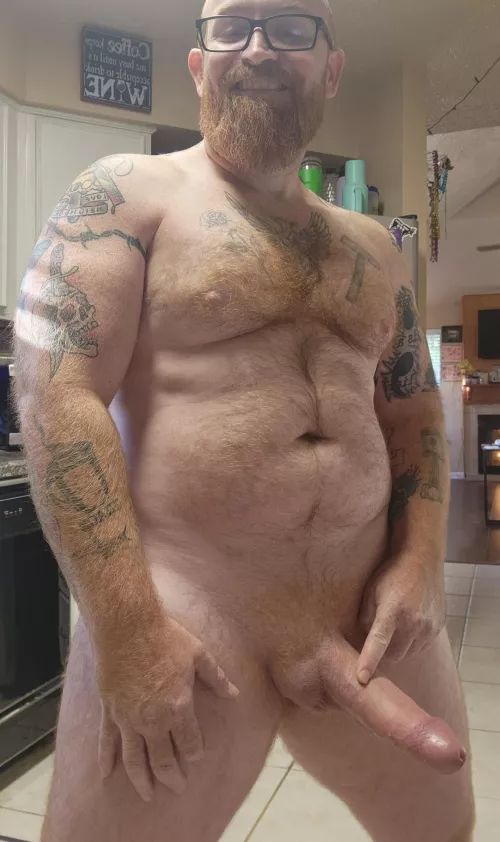 Ginger beard and boner 😁