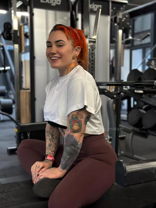 Happiest when benching