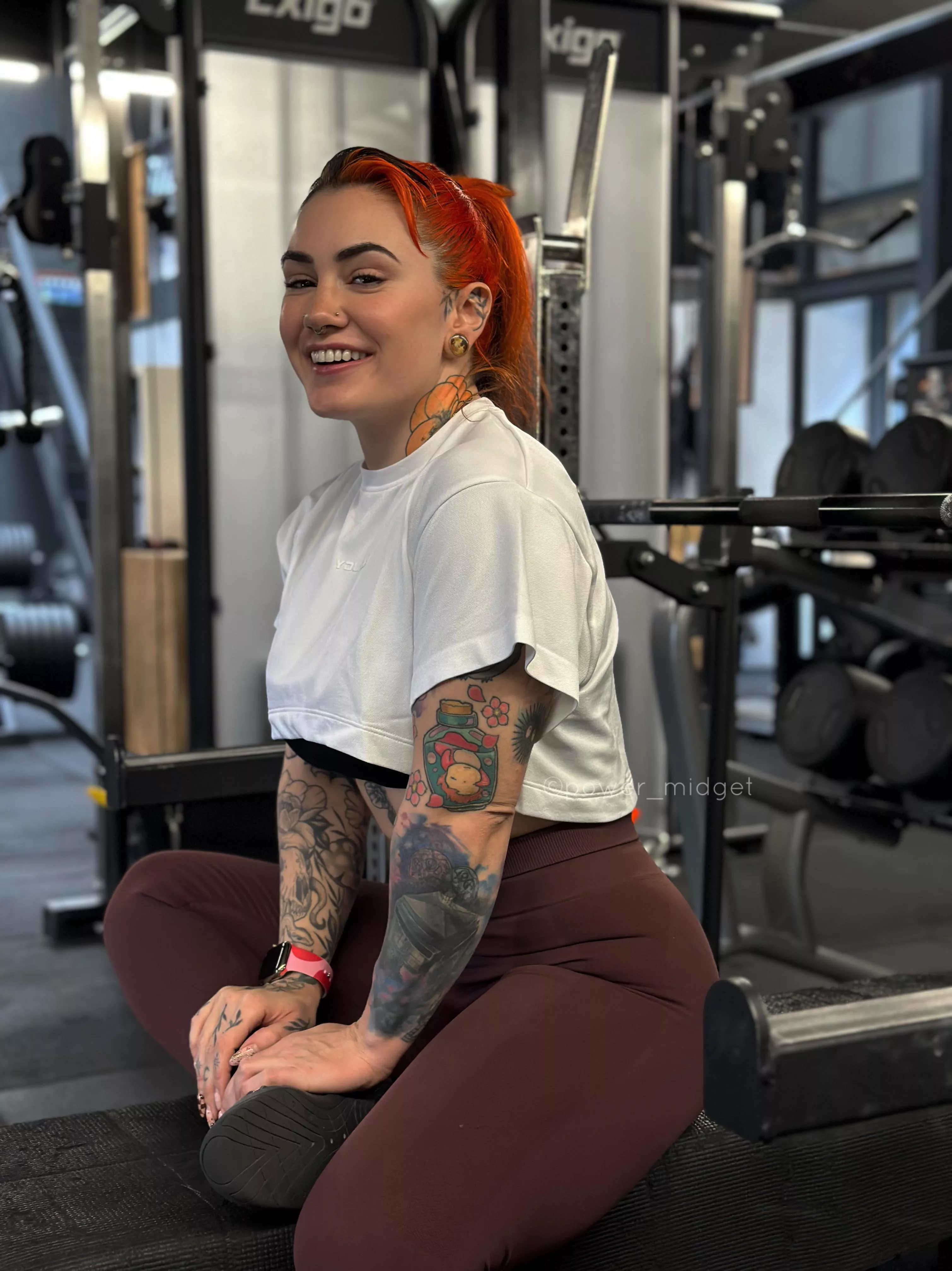 Happiest when benching
