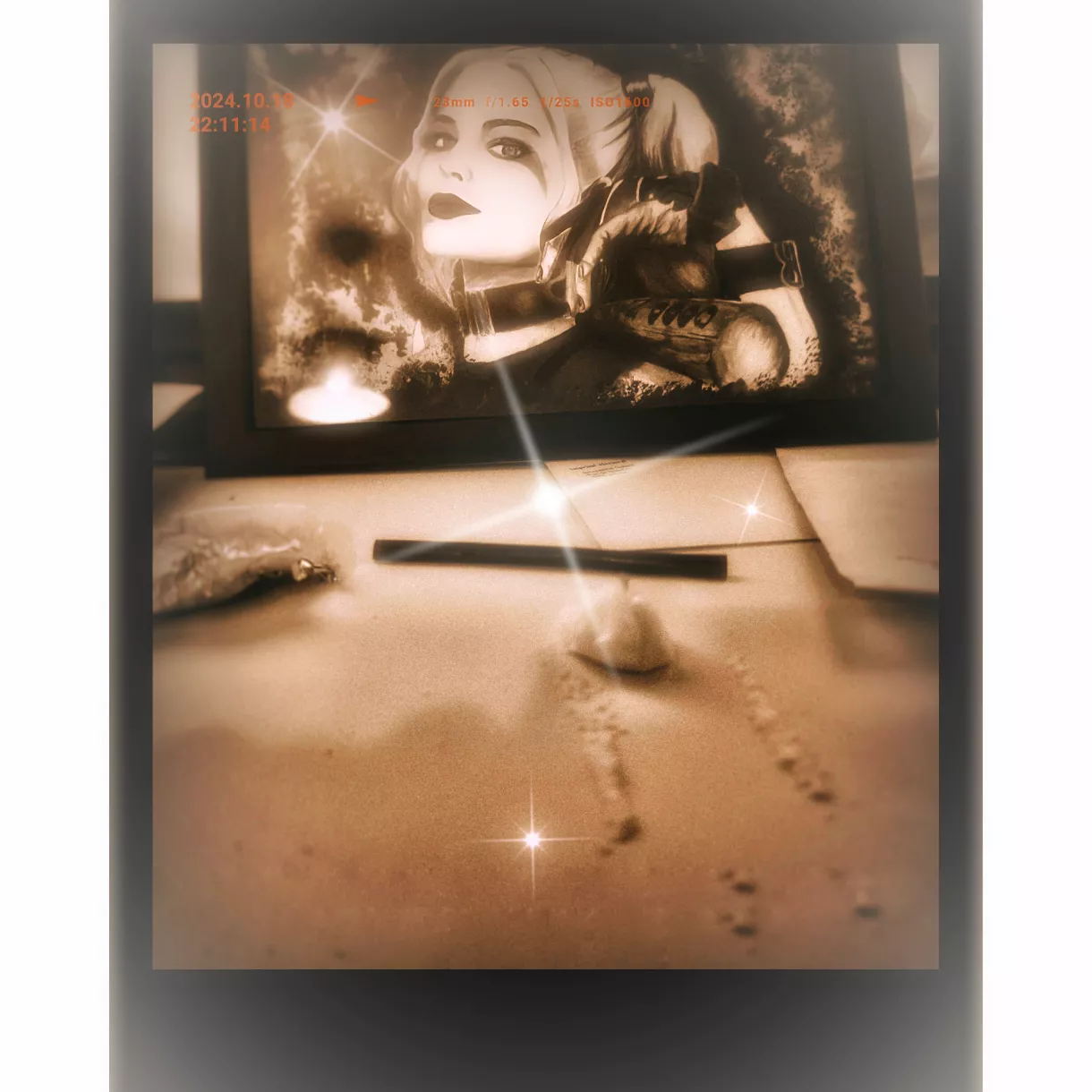 Harley watches me with attention and kindness