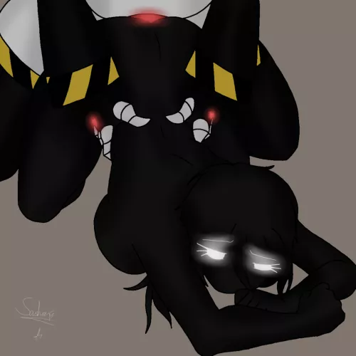 Hunter being a bit more gentle with Gaze slowly, she seems more relaxed~