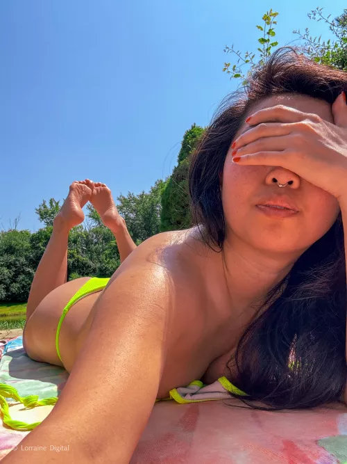 I could lay here forever