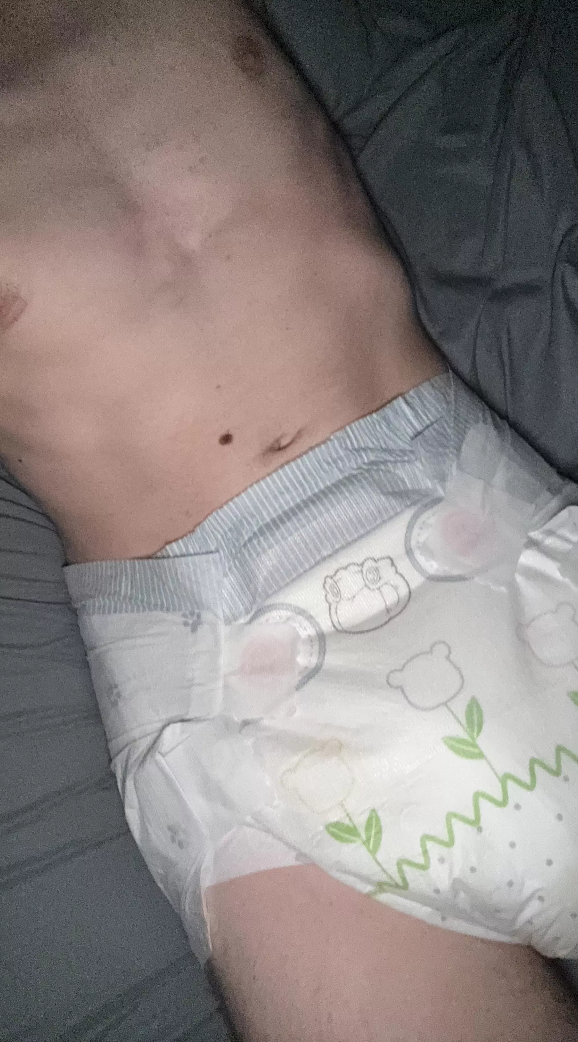 i has to go poopy pwease wet me use big boy potty