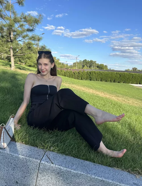 I love showing my legs in public