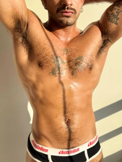 I sweat easily, even more with this heat. Anyone to smell and lick?