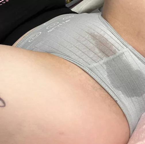 I'm so soaked, even though I was just thinking about you and me fooling around