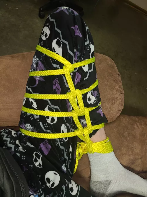 Just having some fun with rope tonight. Beginner here.