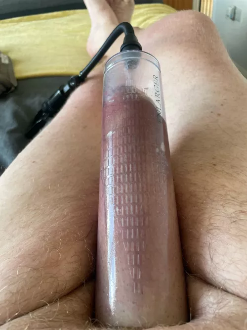 Just started and good session with the pump 