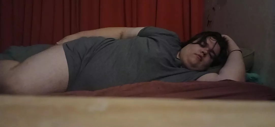 Lekker liggen in my gevonden jurk