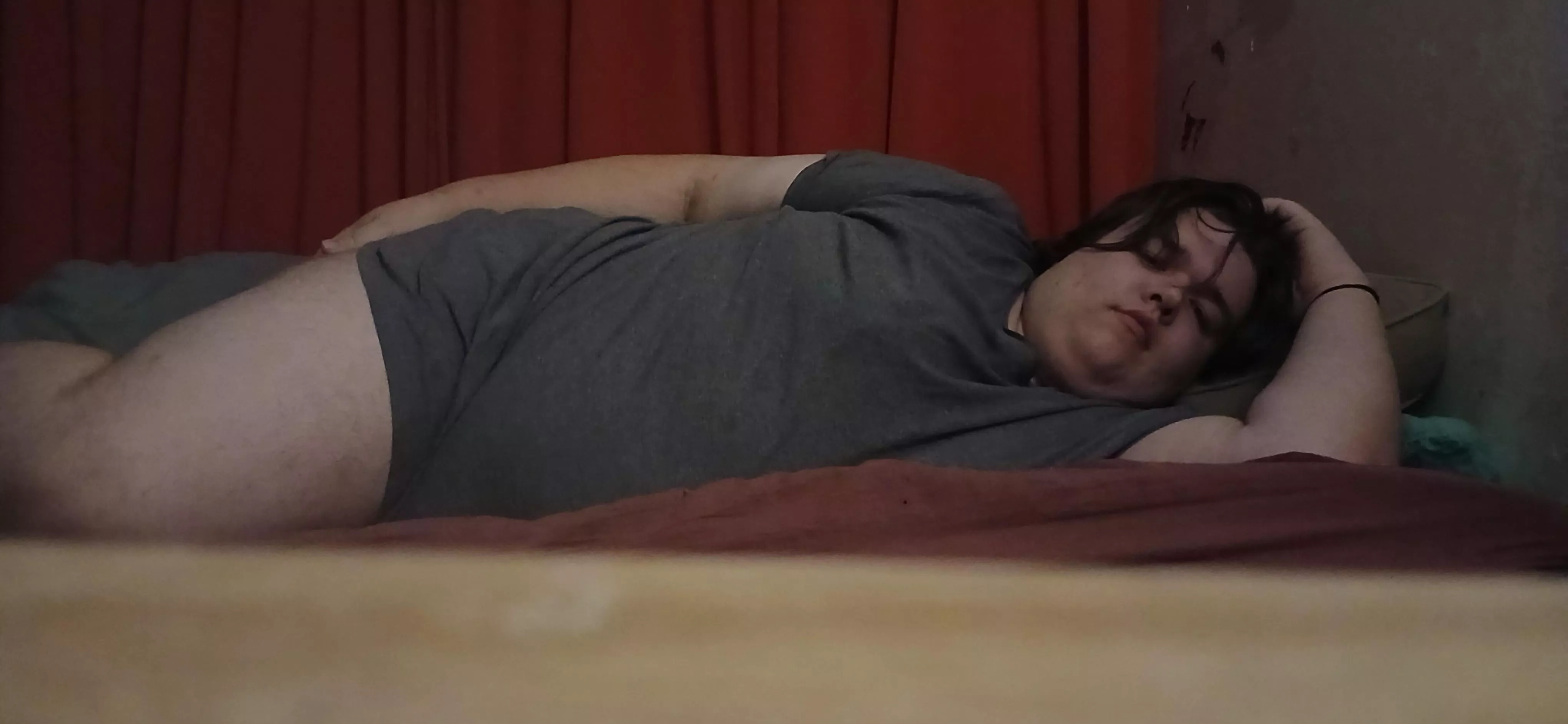 Lekker liggen in my gevonden jurk