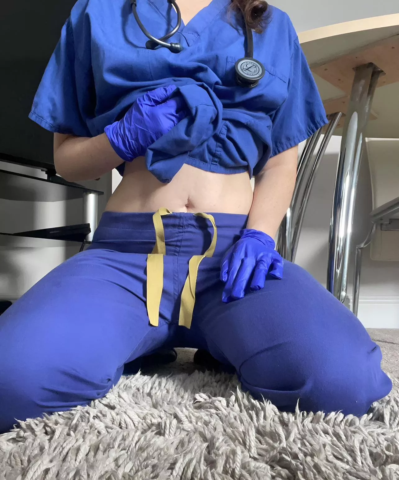 Looking professional but feeling naughty 