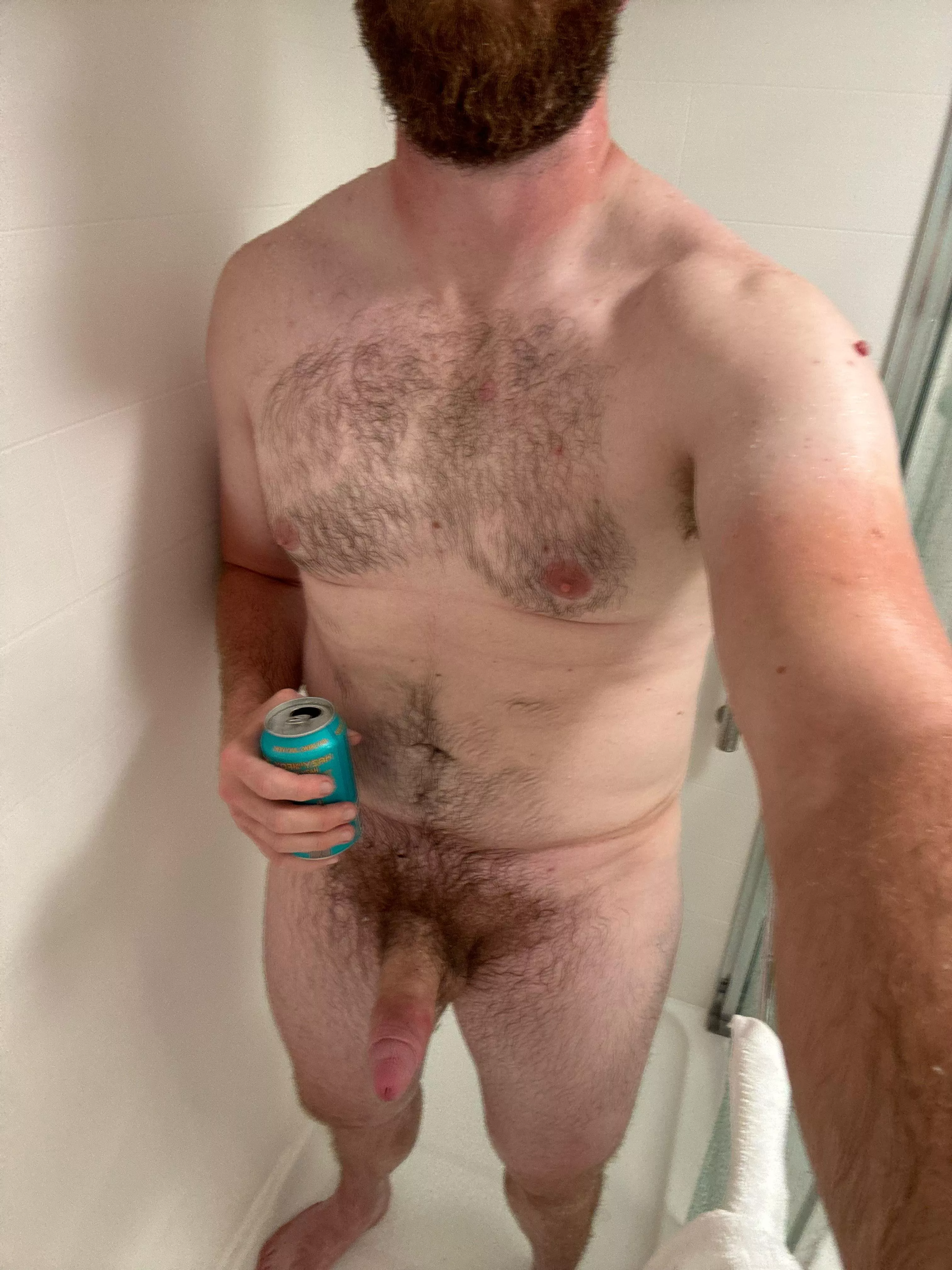 Love a good hotel shower beer 
