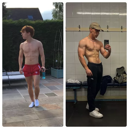 M/24/5’9” [140lbs>168lbs=28lbs] (1.5 years) 