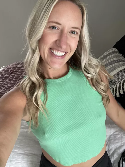 No bra no make up kind of day. 