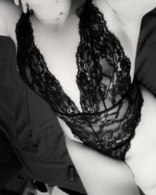 Nothing better than a lacy tease.