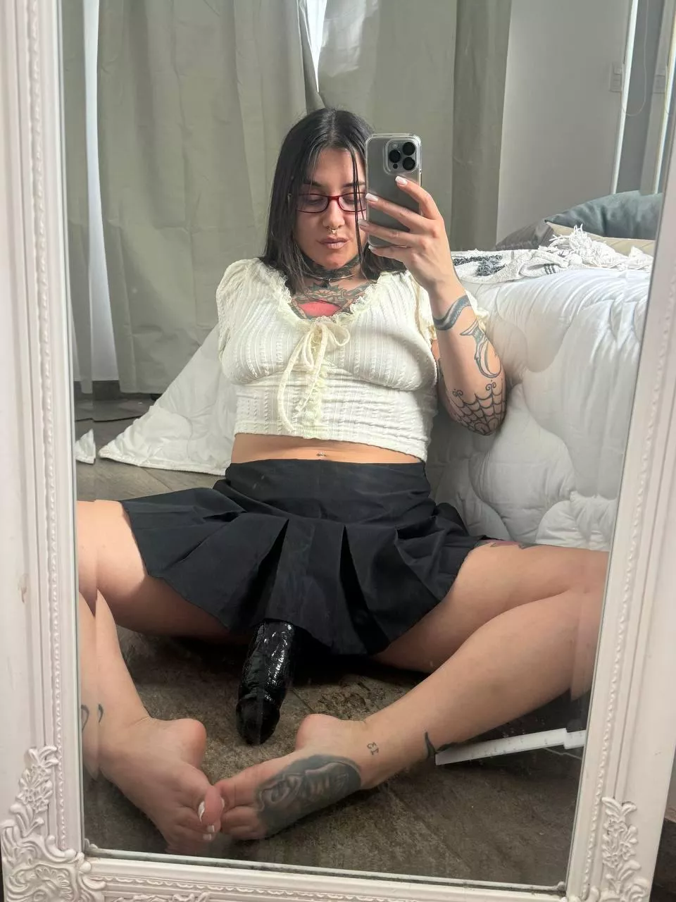 Oops it doesn't fit in my panties can I put it in your throat?