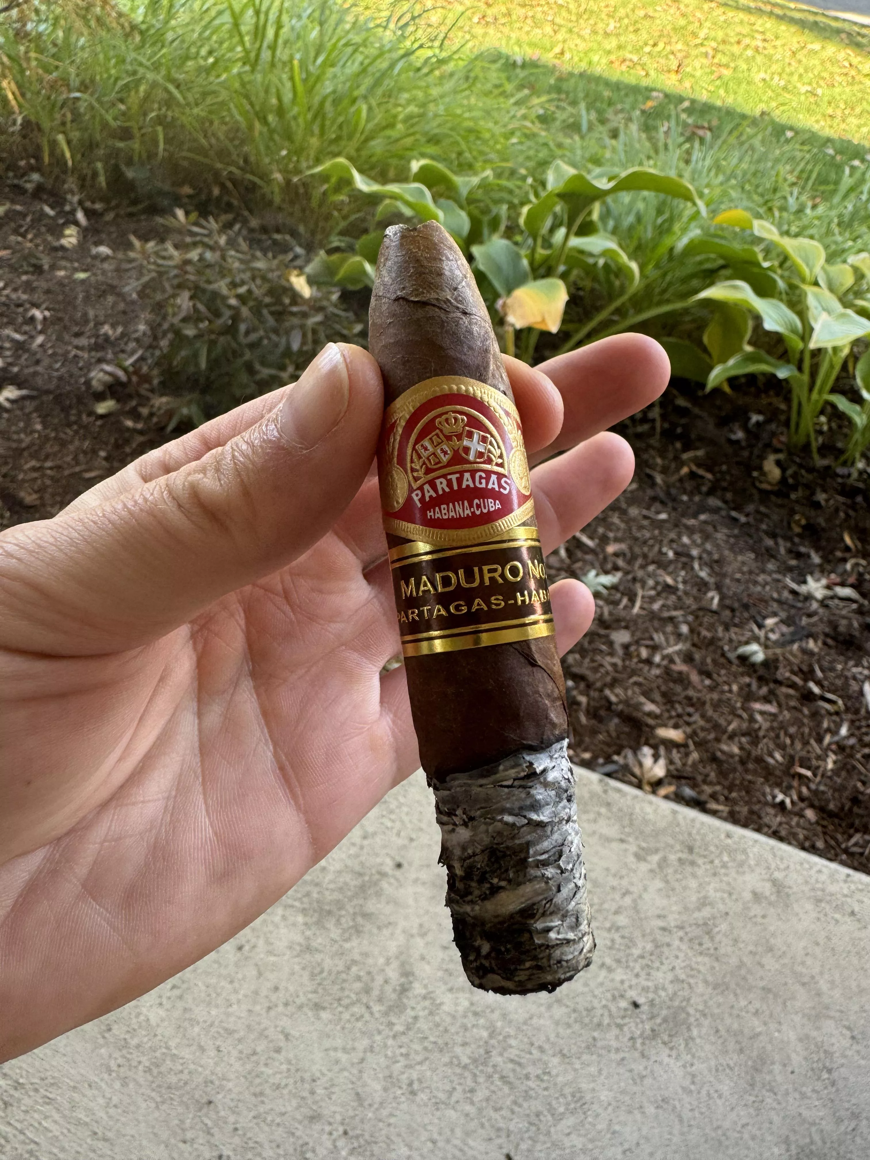 Partagas Maduro No.2 - Great smoke with a wheated bourbon 🥃