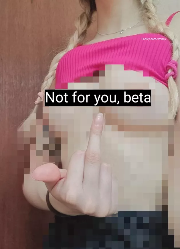 please me and maybe I'll notice your presence, loser