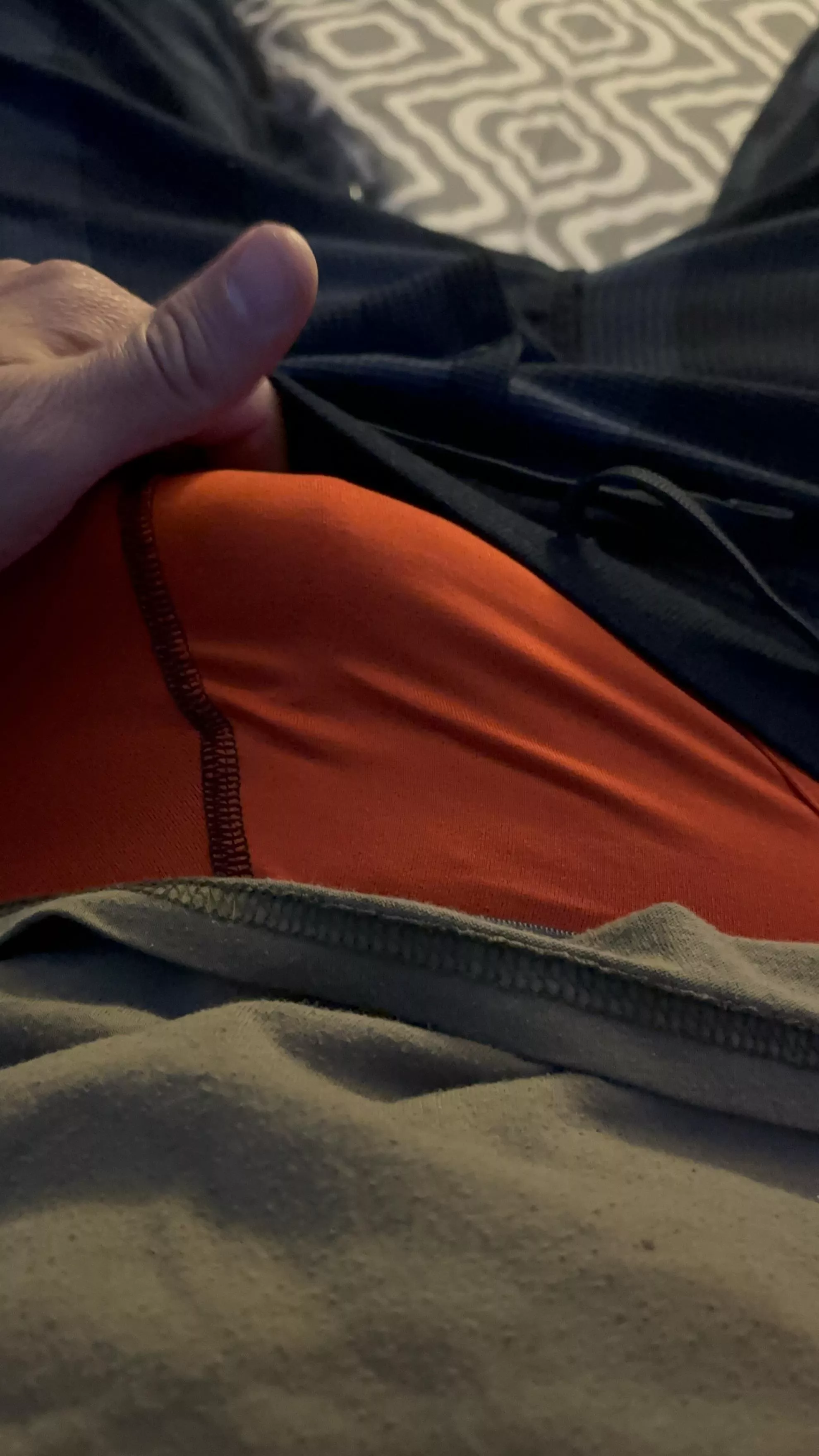 Post gym bulge