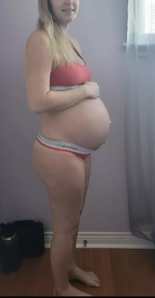 Pregnant in my Calvin's!